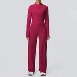 Volupie Zip Flow Set | Conjunto Deportivo Chaqueta Cremallera + Pantalón Wide Leg