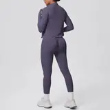 Volupie Zip Flow Complete Set | Conjunto 3 Piezas Chaqueta + Top + Legging