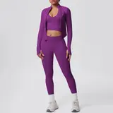 Volupie Zip Flow Complete Set | Conjunto 3 Piezas Chaqueta + Top + Legging