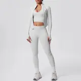 Volupie Zip Flow Complete Set | Conjunto 3 Piezas Chaqueta + Top + Legging