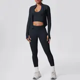 Volupie Zip Flow Complete Set | Conjunto 3 Piezas Chaqueta + Top + Legging