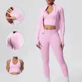 Volupie Zip Flow Complete Set | Conjunto 3 Piezas Chaqueta + Top + Legging