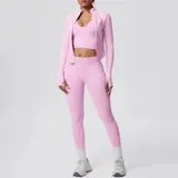 Volupie Zip Flow Complete Set | Conjunto 3 Piezas Chaqueta + Top + Legging