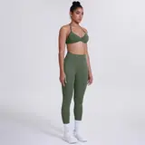 Volupie Bare Back Set | Conjunto Top Halter Espalda Abierta + Legging Scrunch