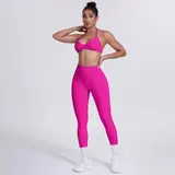 Volupie Bare Back Set | Conjunto Top Halter Espalda Abierta + Legging Scrunch