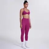 Volupie Bare Back Set | Conjunto Top Halter Espalda Abierta + Legging Scrunch