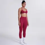 Volupie Bare Back Set | Conjunto Top Halter Espalda Abierta + Legging Scrunch