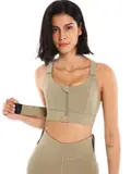 Volupie Zip Power Bra | Sujetador Deportivo Alto Impacto Cremallera Frontal
