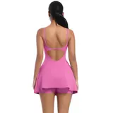 Volupie Court Spaghetti Dress | Vestido Deportivo Tirantes Finos Espalda Abierta