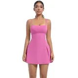 Volupie Court Spaghetti Dress | Vestido Deportivo Tirantes Finos Espalda Abierta