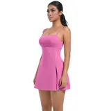 Volupie Court Spaghetti Dress | Vestido Deportivo Tirantes Finos Espalda Abierta