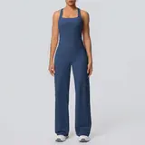 Volupie Diagonal Flow Racer Set | Top Racerback + Pantalón Wide Leg