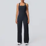 Volupie Diagonal Flow Racer Set | Top Racerback + Pantalón Wide Leg