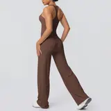 Volupie Diagonal Flow Racer Set | Top Racerback + Pantalón Wide Leg
