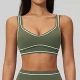 Volupie Stripe Bra | Top Sujetador Deportivo Escote U Alta Sujeción