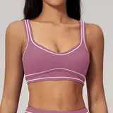 Volupie Stripe Bra | Top Sujetador Deportivo Escote U Alta Sujeción