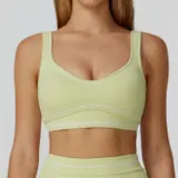 Volupie Stripe Bra | Top Sujetador Deportivo Escote U Alta Sujeción