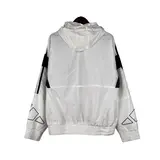 Adidas White Windbreaker Jacket