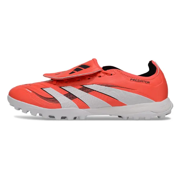 Adidas Predator 25 Elite Tongue Turf TF Kids Football Boot - Red/White