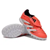 Adidas Predator 25 Elite Tongue Turf TF Kids Football Boot - Red/White