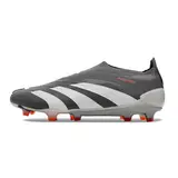 Adidas Predator 30 Elite Laceless Gray and White Firm Ground FG Football Boot