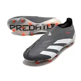 Adidas Predator 30 Elite Laceless Gray and White Firm Ground FG Football Boot