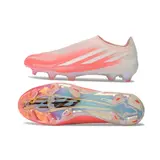 Adidas F50 Hyperfast Laceless Elite World Cup Pack Firm Ground FG Football Boot - Coral/White