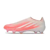 Adidas F50 Hyperfast Laceless Elite World Cup Pack Firm Ground FG Football Boot - Coral/White