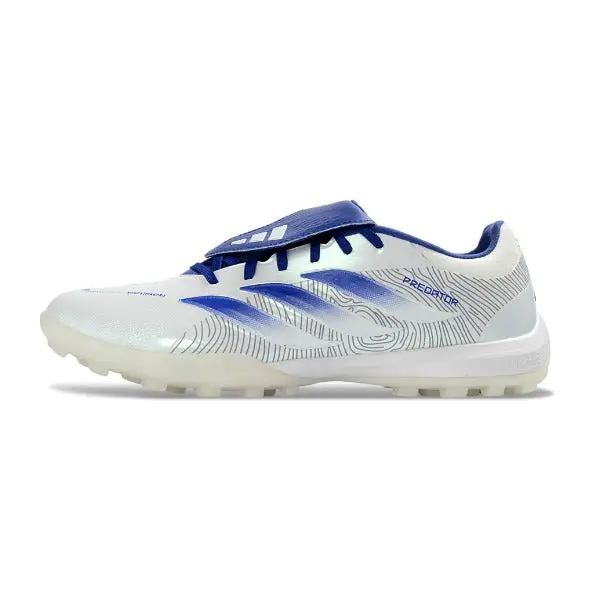Adidas Predator 26 League Tongue White and Blue Turf TF Football Boot