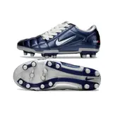 Nike Total 90 III Silver and Blue Firm Ground FG Football Boot