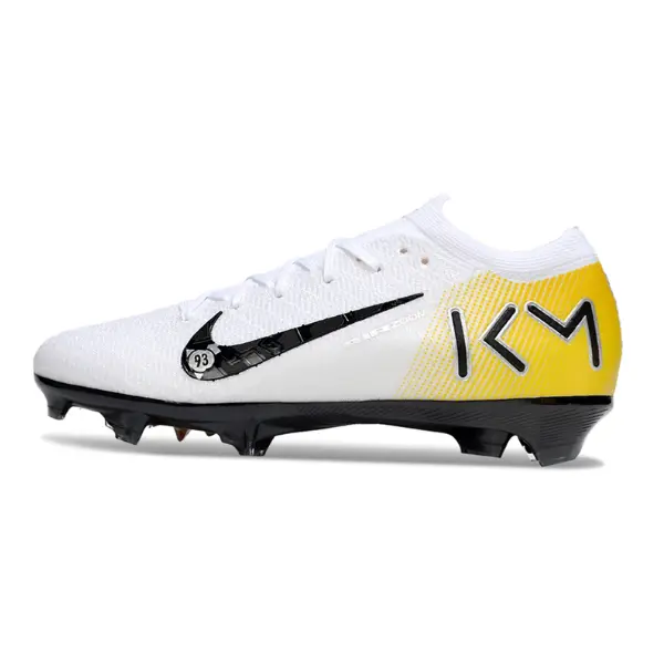 Nike Mercurial Vapor 16 Elite White Mbappe Pack FG Firm Ground Kids Football Boot