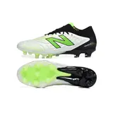 New Balance Tekela Elite V5 White, Black and Green Firm Ground FG Football Boot