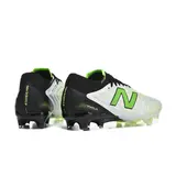 New Balance Tekela Elite V5 White, Black and Green Firm Ground FG Football Boot