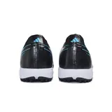 Adidas F50 Hyperfast Laceless Elite Black and Blue Turf TF Kids Football Boot
