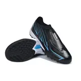Adidas F50 Hyperfast Laceless Elite Black and Blue Turf TF Kids Football Boot