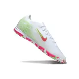 Nike Zoom Mercurial Vapor 16 Elite White Green and Pink Turf TF Football Boot