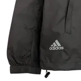 Adidas Black and Grey Windbreaker Jacket