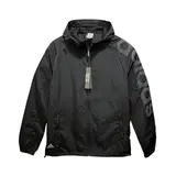 Adidas Black and Grey Windbreaker Jacket