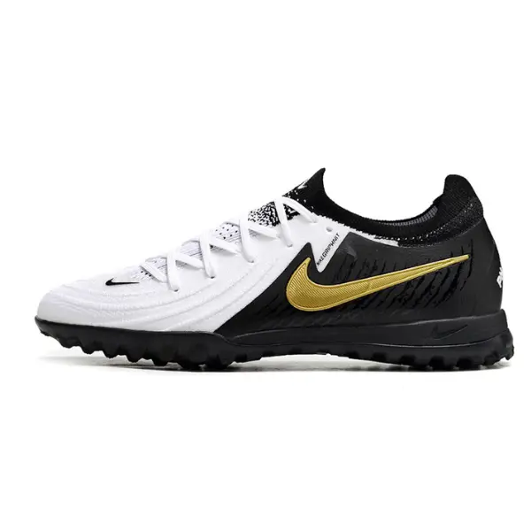 Nike Phantom GX2 Elite White and Black Turf TF Kids Football Boot