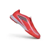 Adidas F50 Messi Laceless Elite Red and White Turf TF Football Boot
