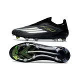 Adidas F50 Elite Laceless Black and White Firm Ground FG Football Boot