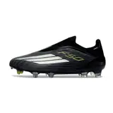 Adidas F50 Elite Laceless Black and White Firm Ground FG Football Boot