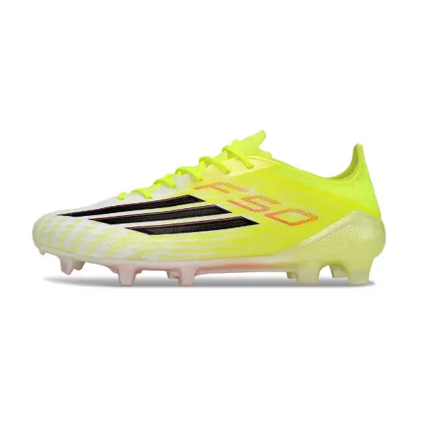 Adidas F50 Elite Yellow and White Firm Ground FG Football Boot