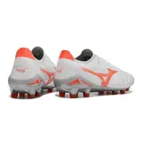 Mizuno Morelia Neo IV Pro White and Orange Firm Ground FG Football Boot