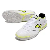 Joma Top Flex 24 IC White and Yellow Futsal IC Football Boot