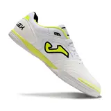 Joma Top Flex 24 IC White and Yellow Futsal IC Football Boot