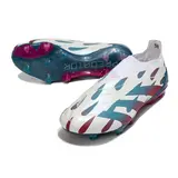 Adidas Predator 30 Elite Laceless White Blue and Pink Firm Ground FG Football Boot