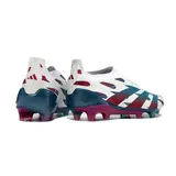 Adidas Predator 30 Elite Laceless White Blue and Pink Firm Ground FG Football Boot