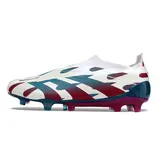 Adidas Predator 30 Elite Laceless White Blue and Pink Firm Ground FG Football Boot