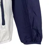 The North Face Blue and White Windbreaker Jacket